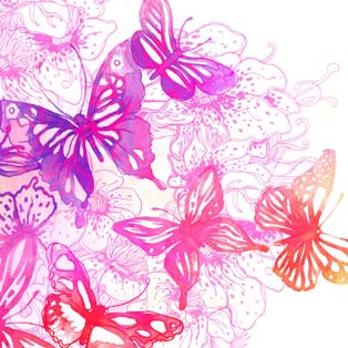 Papiers peints avec papillons