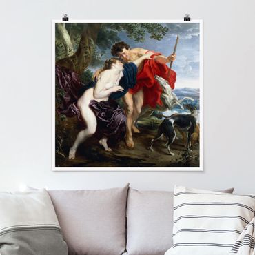Poster - Anthonis van Dyck - Venus and Adonis