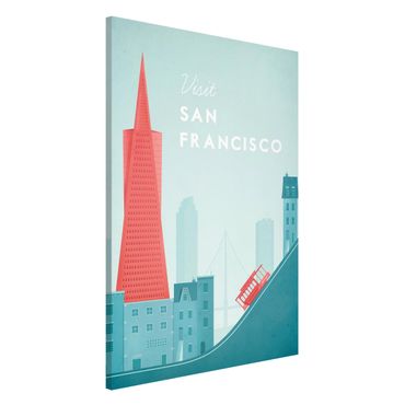 Tableau magnétique - Travel Poster - San Francisco