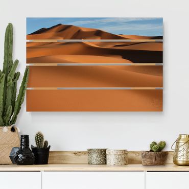 Impression sur bois - Desert Dunes