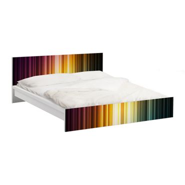 Papier adhésif pour meuble IKEA - Malm lit 180x200cm - Rainbow Light