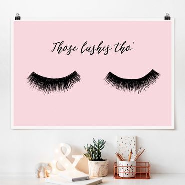 Poster - Eyelashes Chat - Lashes