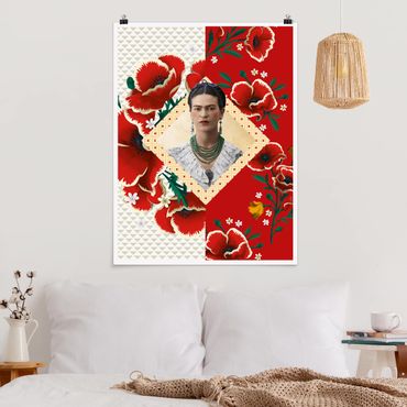 Poster reproduction - Frida Kahlo - Poppies