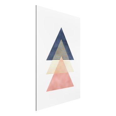 Tableau sur aluminium - Three Triangles