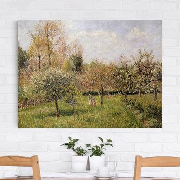 Tableau sur toile - Camille Pissarro - Spring In Eragny