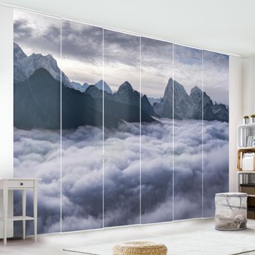 Set de panneaux coulissants - Sea Of ​​Clouds In The Himalayas