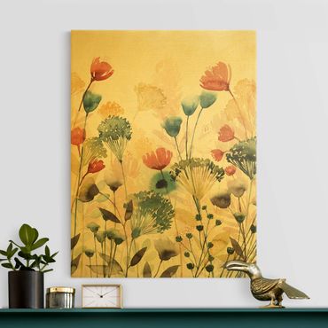 Tableau sur toile or - Wildflowers In Summer
