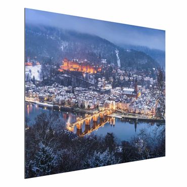 Tableau sur aluminium - Heidelberg In The Winter