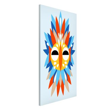 Tableau magnétique - Collage Ethnic Mask - Parrot
