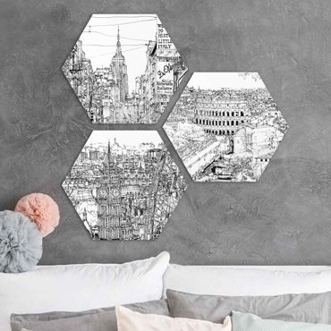 Hexagone en forex - City Studies - New York - London - Rome