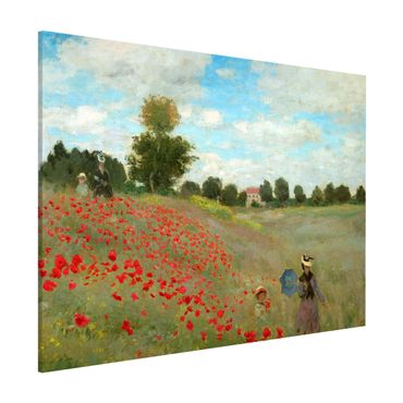 Tableau magnétique - Claude Monet - Poppy Field Near Argenteuil