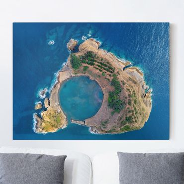 Impression sur toile - Aerial View - The Island Of Vila Franca Do Campo