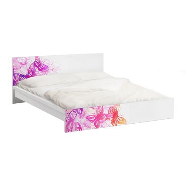 Papier adhésif pour meuble IKEA - Malm lit 180x200cm - Butterfly Dream
