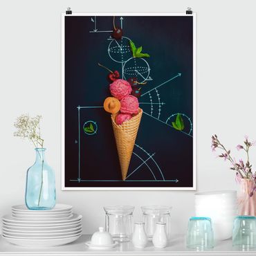 Poster cuisine - Geometry In Summer