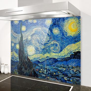Fond de hotte - Vincent van Gogh - Starry Night