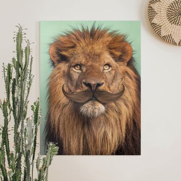 Tableau sur toile - Lion With Beard