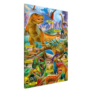 Tableau magnétique - The Dinosaurs Species