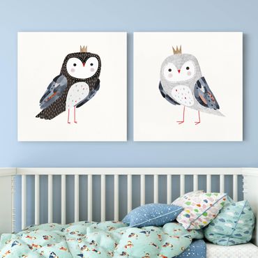 Impression sur toile - Winning Owl Set I