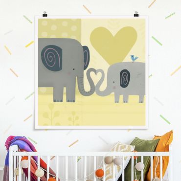Poster - Mum And I - Elephants