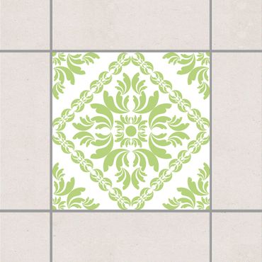 Sticker pour carrelage - Vera Pink White Spring Green