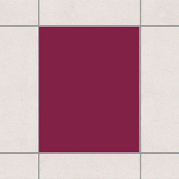 Sticker pour carrelage - Colour Red Wine