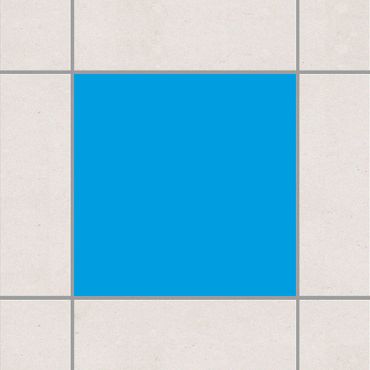 Sticker pour carrelage - Colour Grey Cyan Blue
