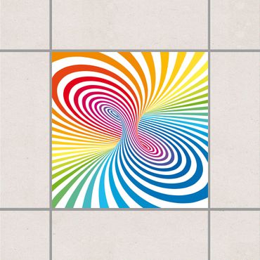 Sticker pour carrelage - Colour Vortex