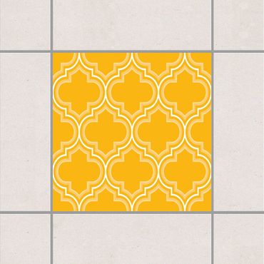 Sticker pour carrelage - Retro Morocco Melon Yellow