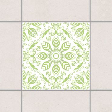 Sticker pour carrelage - Rosamunde White Spring Green