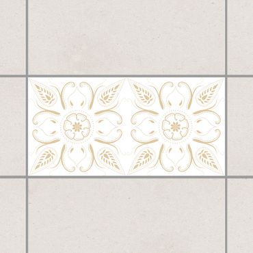 Sticker pour carrelage - Bandana White Light Brown
