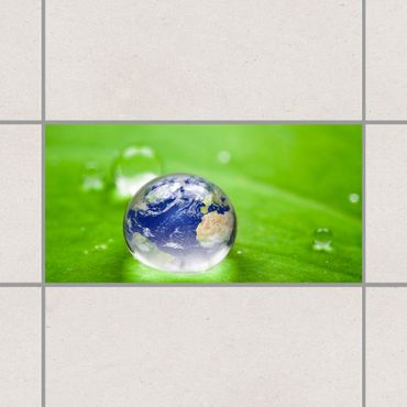 Sticker pour carrelage - Save the Planet
