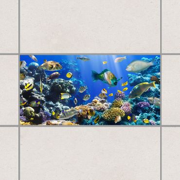 Sticker pour carrelage - Underwater Reef