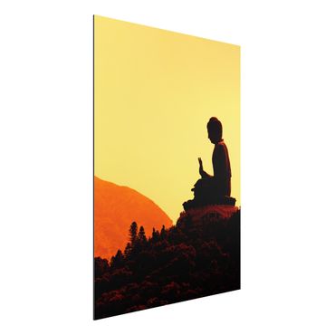 Tableau sur aluminium - Resting Buddha