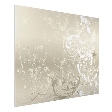 Tableau sur aluminium - Mother Of Pearl Ornament Design