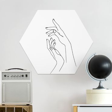 Hexagone en forex - Line Art Hands