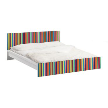 Papier adhésif pour meuble IKEA - Malm lit 140x200cm - Happy Stripes