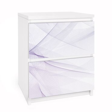 Papier adhésif pour meuble IKEA - Malm commode 2x tiroirs - No.RY9 Pigeon Flight