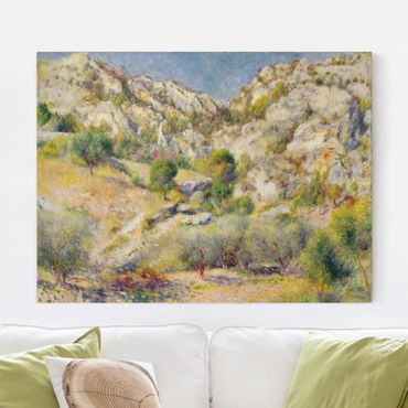 Tableau sur toile - Auguste Renoir - Rock At Estaque