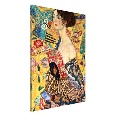 Tableau magnétique - Gustav Klimt - Lady With Fan