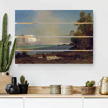 Impression sur bois - Albert Bierstadt - Niagara Falls