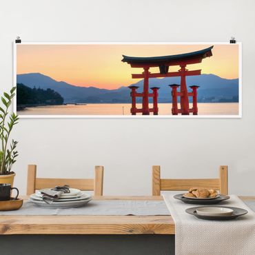 Poster panoramique nature & paysage - Torii At Itsukushima