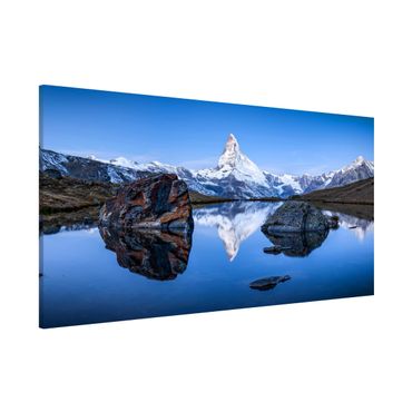 Tableau magnétique - Stellisee Lake In Front Of The Matterhorn