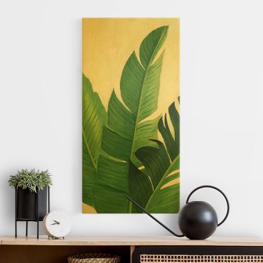 Tableau sur toile or - Favorite Plants - Banana
