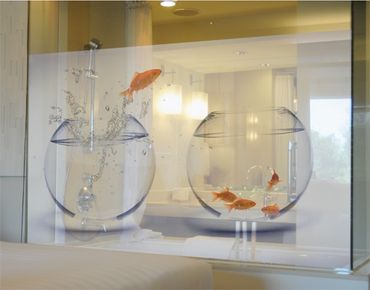 Décoration pour fenêtres - Flying Goldfish