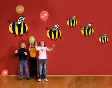 Sticker mural - No.SF753 Family Tiger Bee