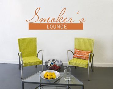 Sticker mural - No.UL489 Smokers Lounge