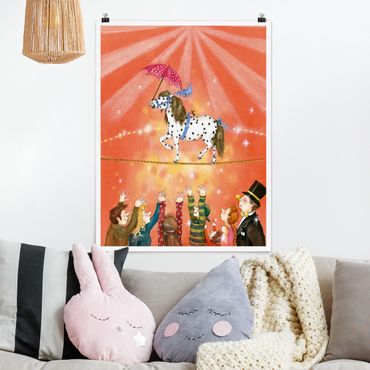 Poster chambre enfant - Circus Pony Micki