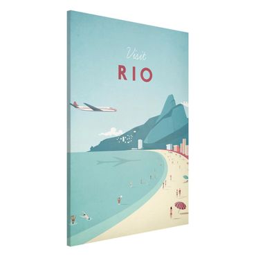 Tableau magnétique - Travel Poster - Rio De Janeiro