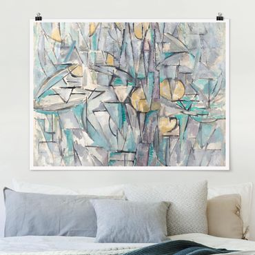 Poster - Piet Mondrian - Composition X