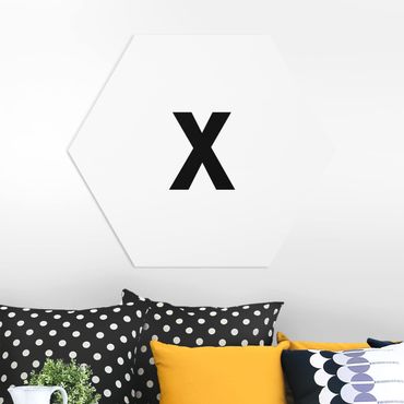 Hexagone en forex - Letter White X